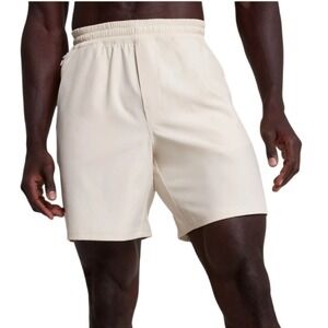 VRST Shorts Mens XXL Cream Ivory All-In Unlined 5" Nylon Water Repellent UPF NWT